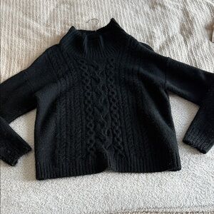 Gap Black Cable Knit Women's Sweater
